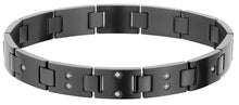 Load image into Gallery viewer, "777" Gun Metal Non Magnetic Titaniumm Bracelet
