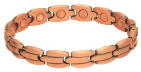 "2D" Copper Bracelet Link Style