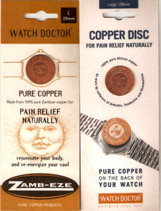 "Watch Doctor" Back Of Watch Copper Bracelet