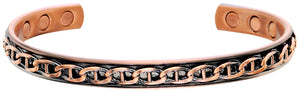 "Chain" Copper Bracelet With Magnets
