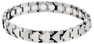 "Chevron" Tungsten Carbide Magnetic Bracelet