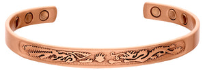 Western Sky "Gecko" Copper Bracelet With Magnets